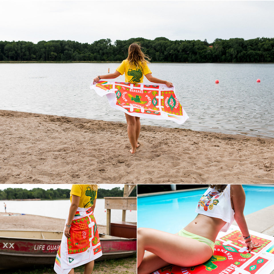 BANANA BOX BEACH TOWEL