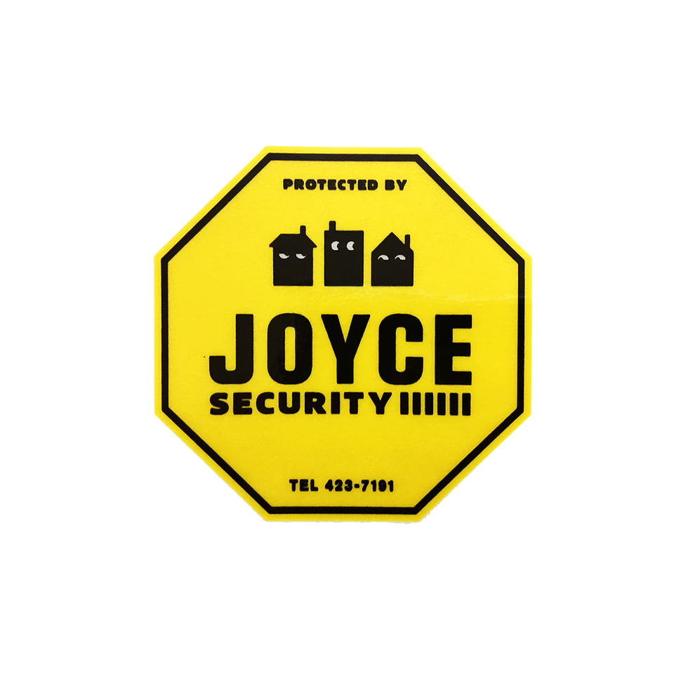Security Window Cling